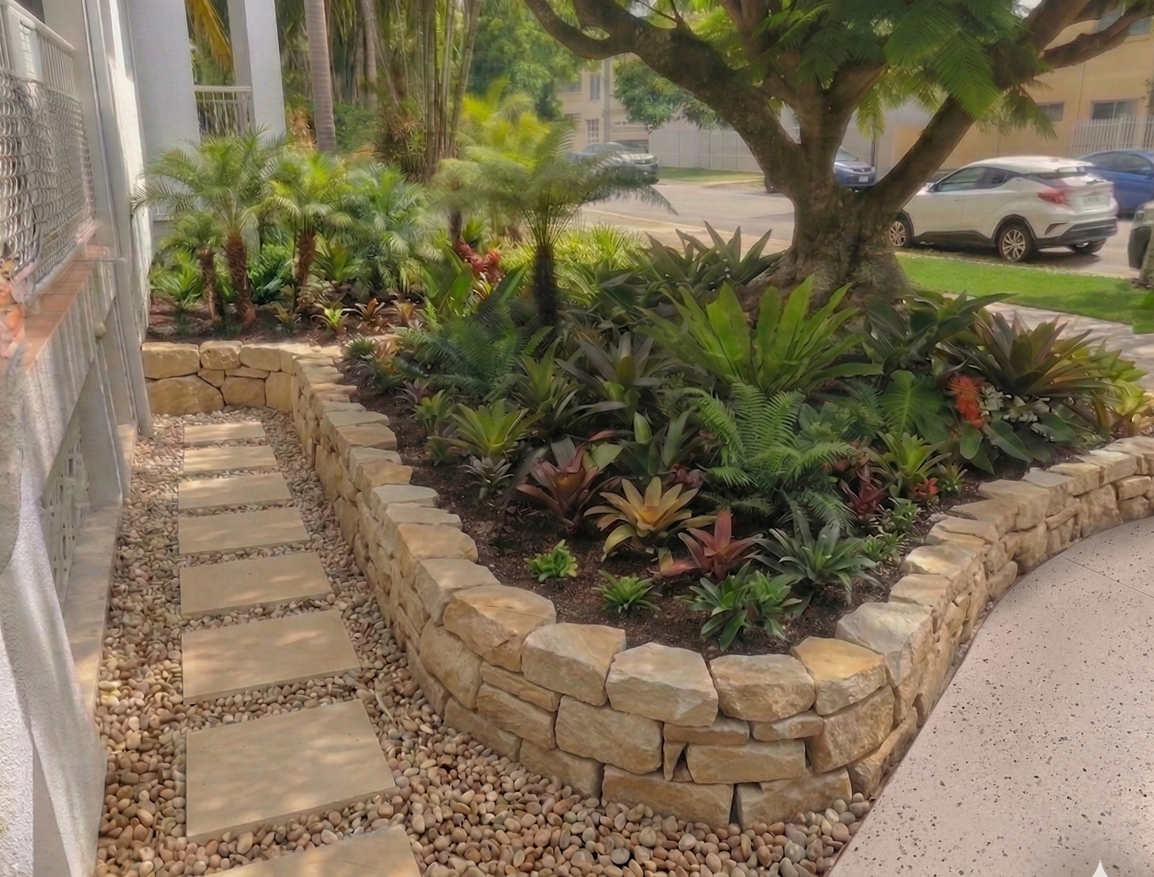 Garden layout design sample